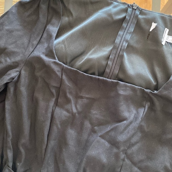 NWOT Princess Polly The VILLA Mini Black Dress Long Sleeve - Picture 9 of 14